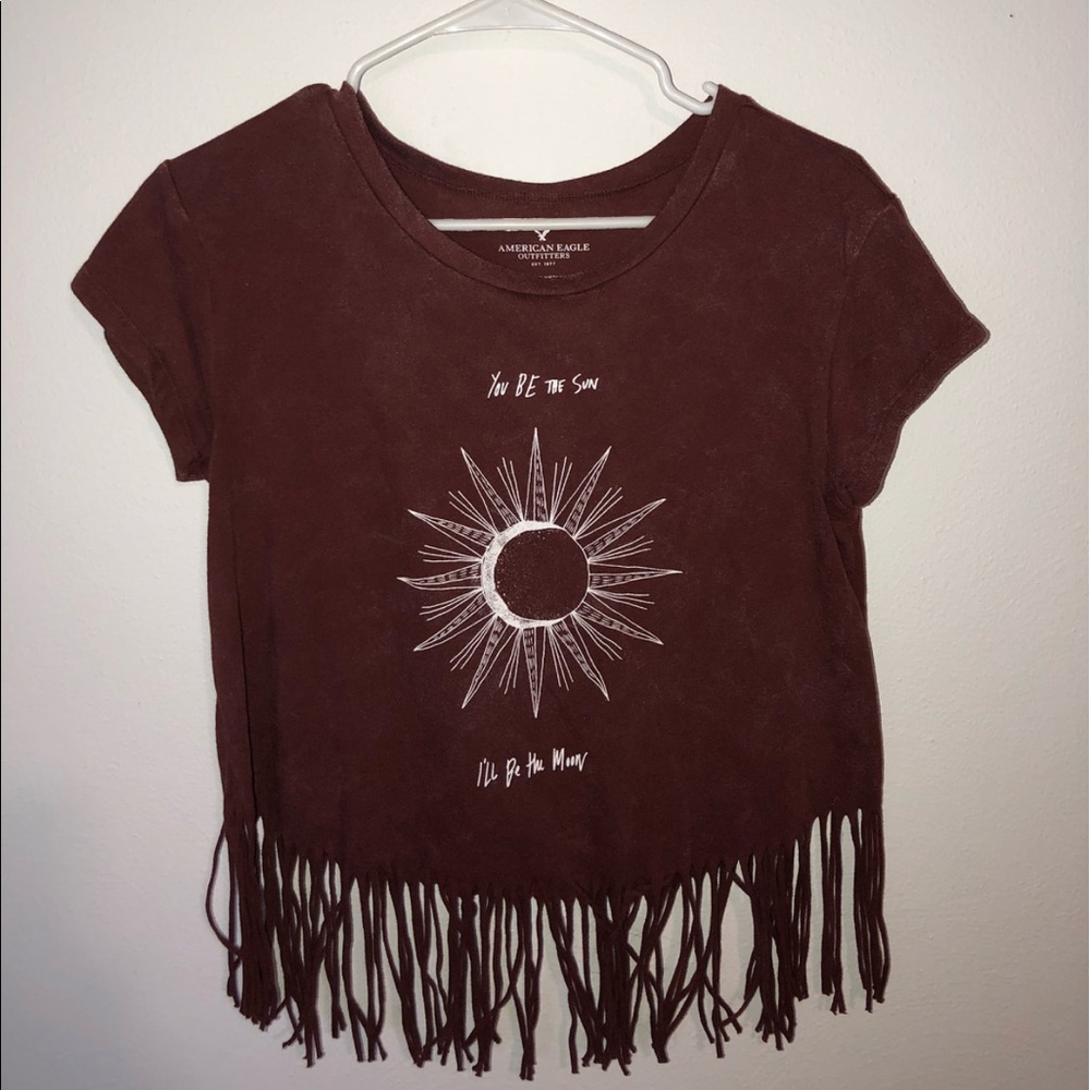 Fringed croptop